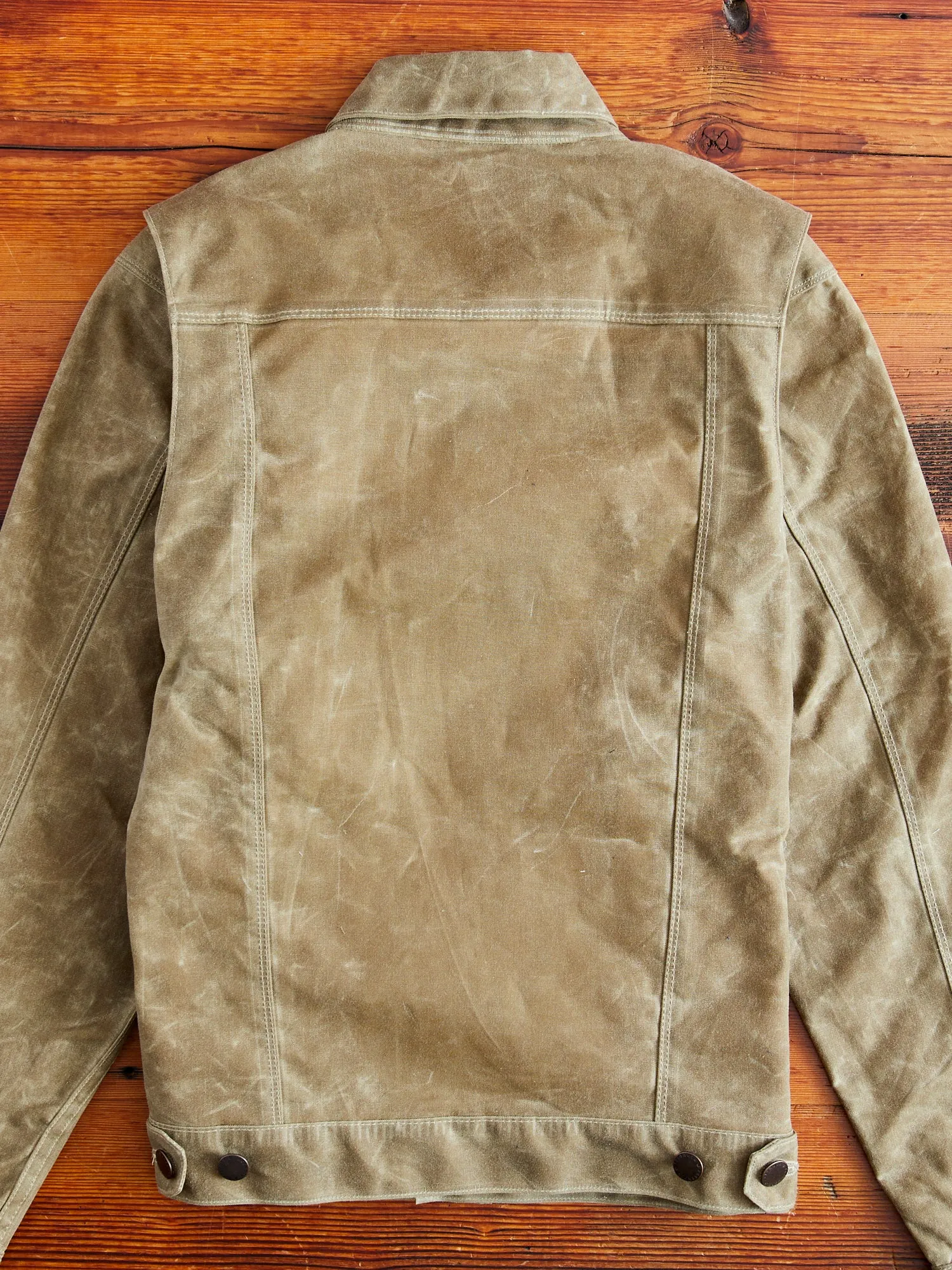 10oz Waxed Canvas Riders Jacket in Tumbleweed