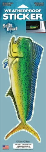 12 inch Fish Decal Stickers Wahoo, Mahi, White Seabass, Yellow Fin Tuna & Many more