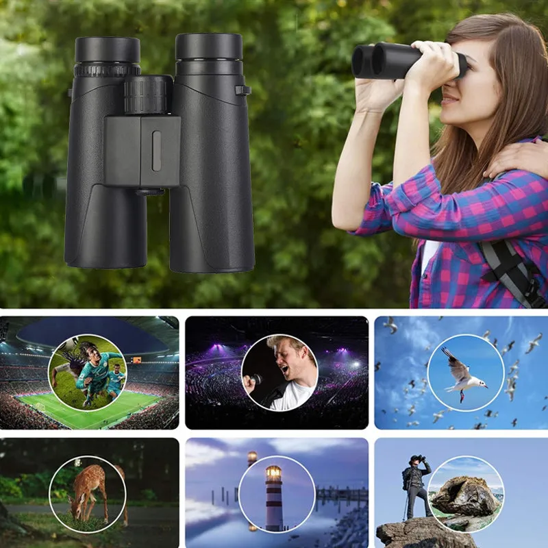 12x42 HD Portable Waterproof Binoculars