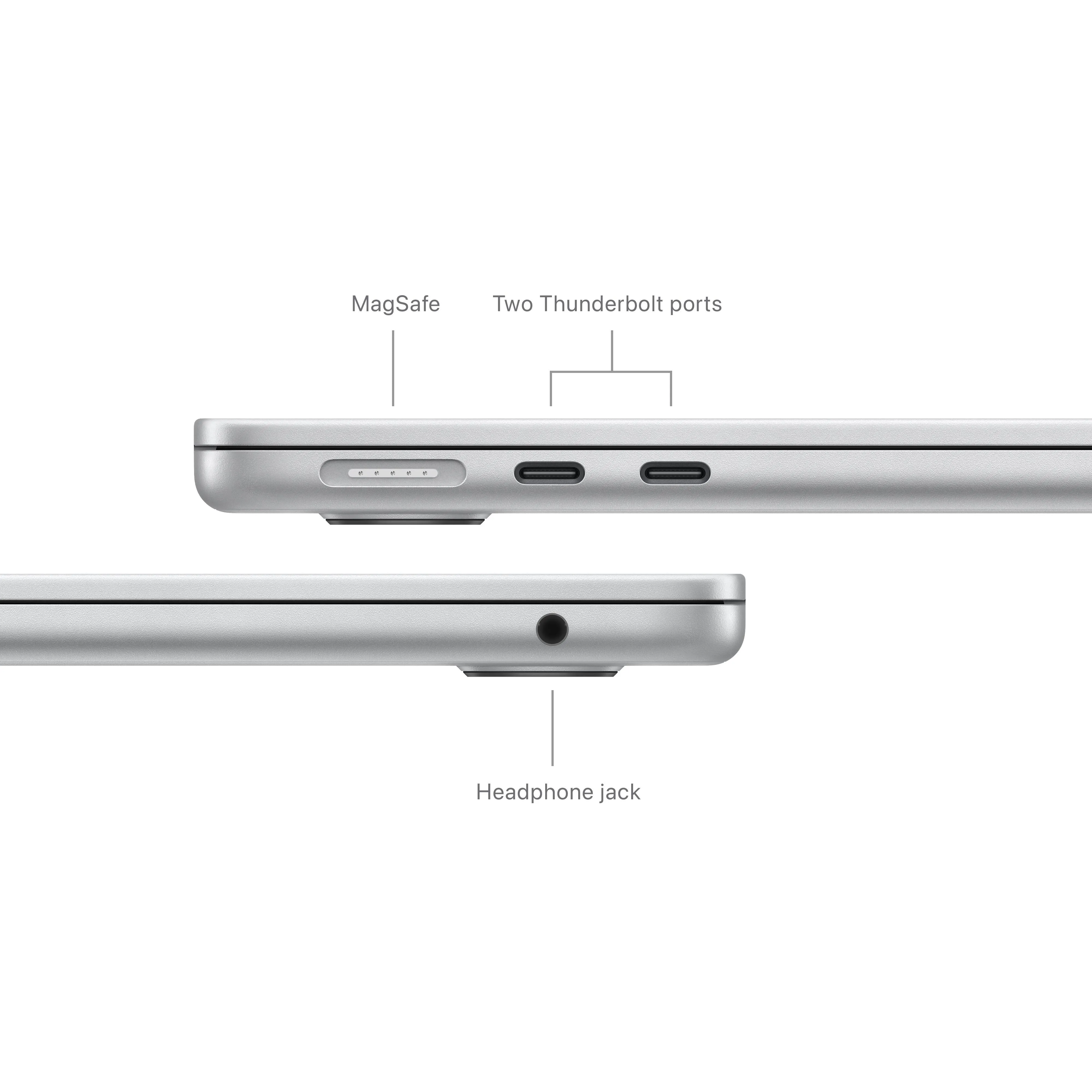 13-inch MacBook Air: Apple M3 chip with 8‑core CPU and 8‑core GPU, 256GB SSD - Silver