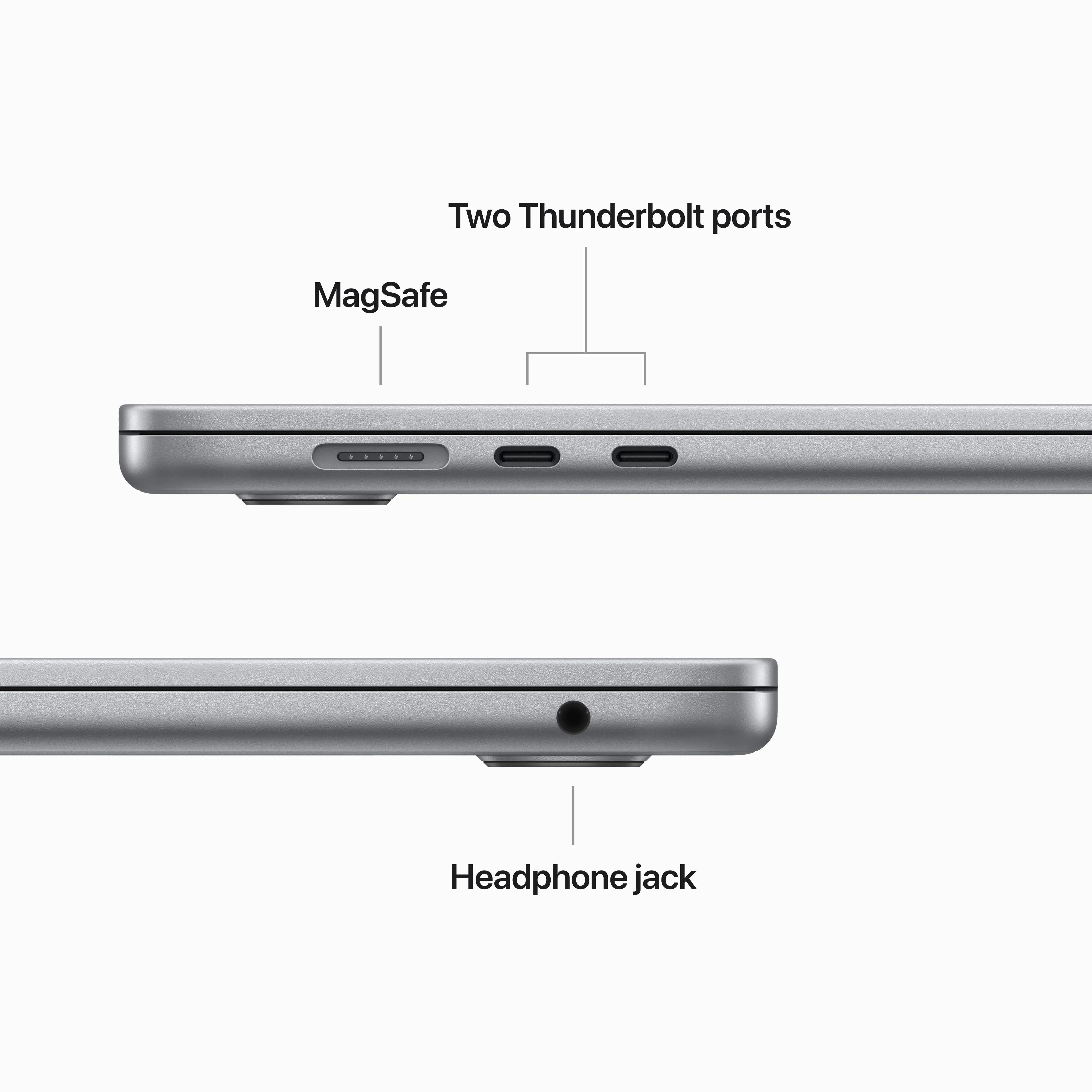 15-inch MacBook Air: Apple M2 chip with 8-core CPU and 10-core GPU, 512GB SSD - Space Grey