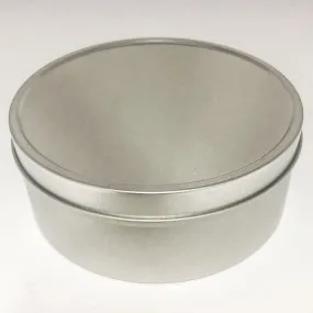 16oz Round Steel Tin Container - Screw Top