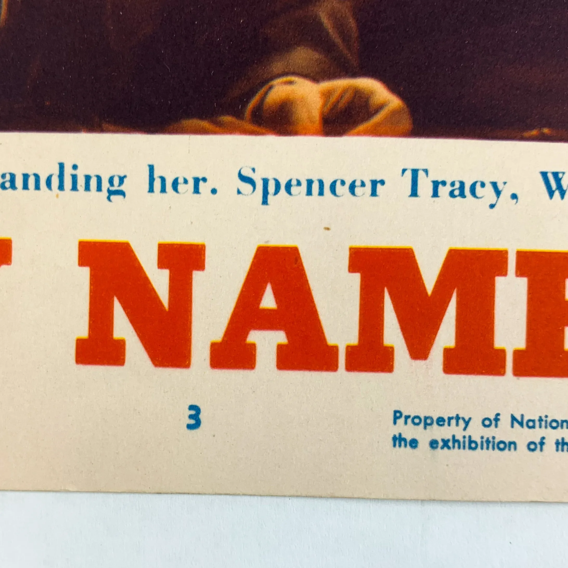 1955 A Guy Named Joe Spencer Tracy MGM Irene Dunne Lobby Card #3