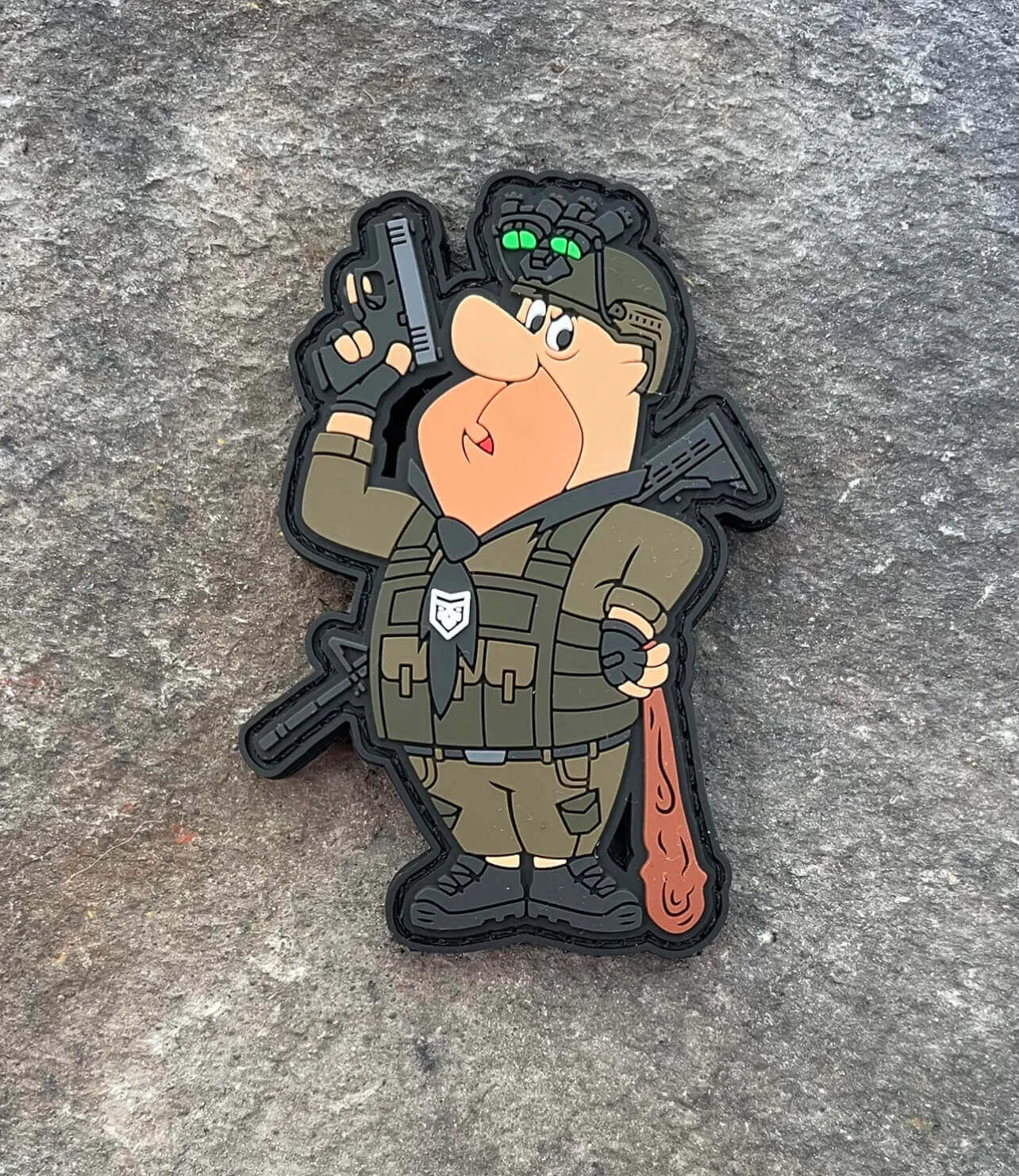 2A Flintstones:  Tactical Fred PVC Patch