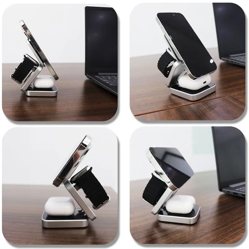 3 in 1 Folding Wireless Charging Station