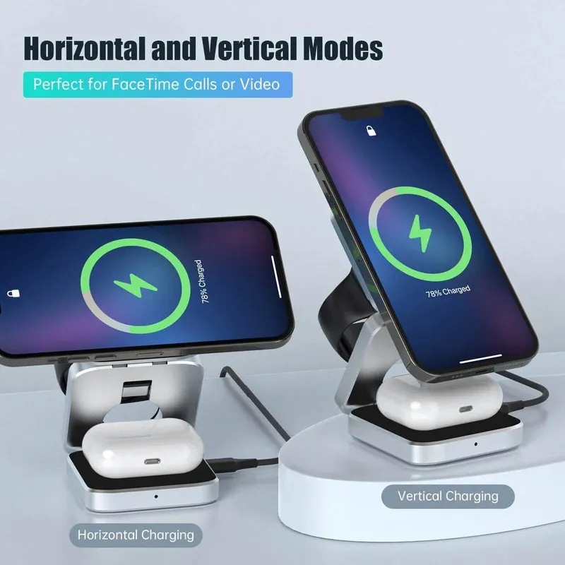 3 in 1 Folding Wireless Charging Station