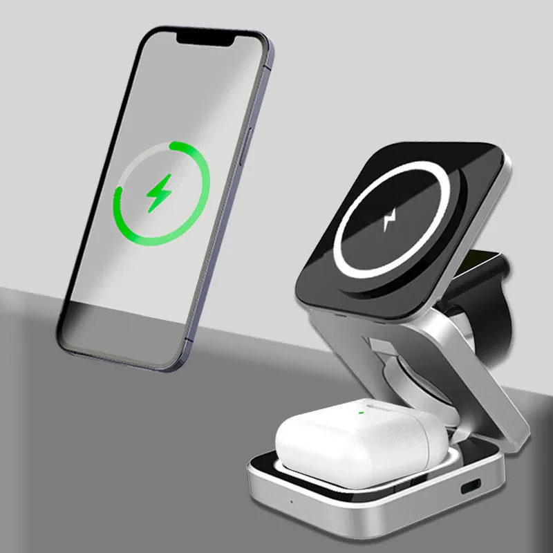 3 in 1 Folding Wireless Charging Station