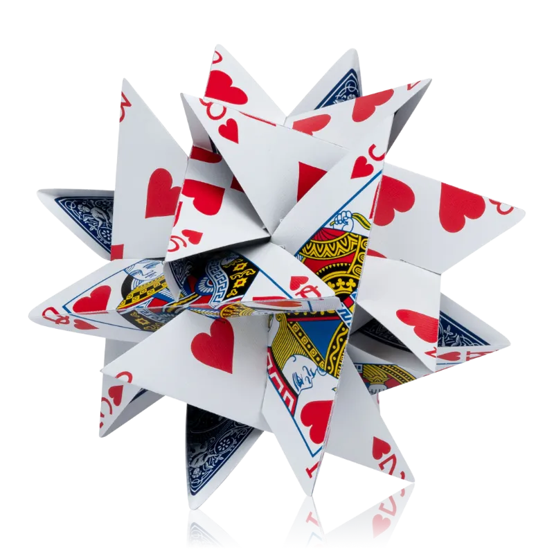 3D Card Star Stencil