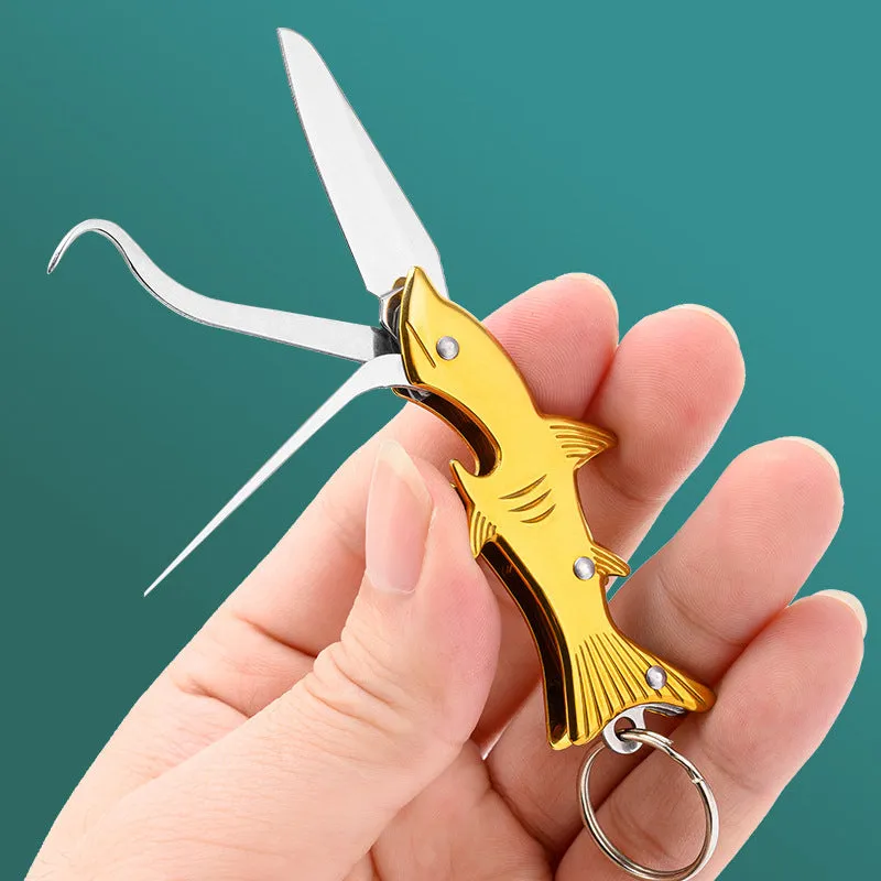 4 in 1 Folding Keychain Knife