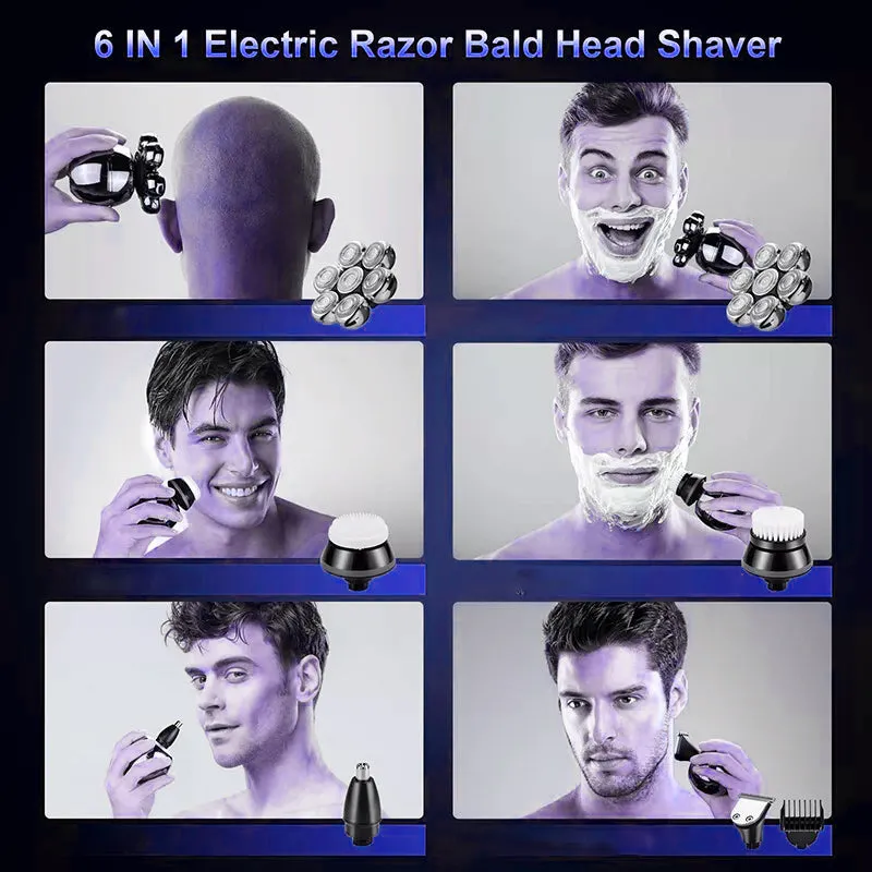 7D Floating Head Waterproof Electric Razor