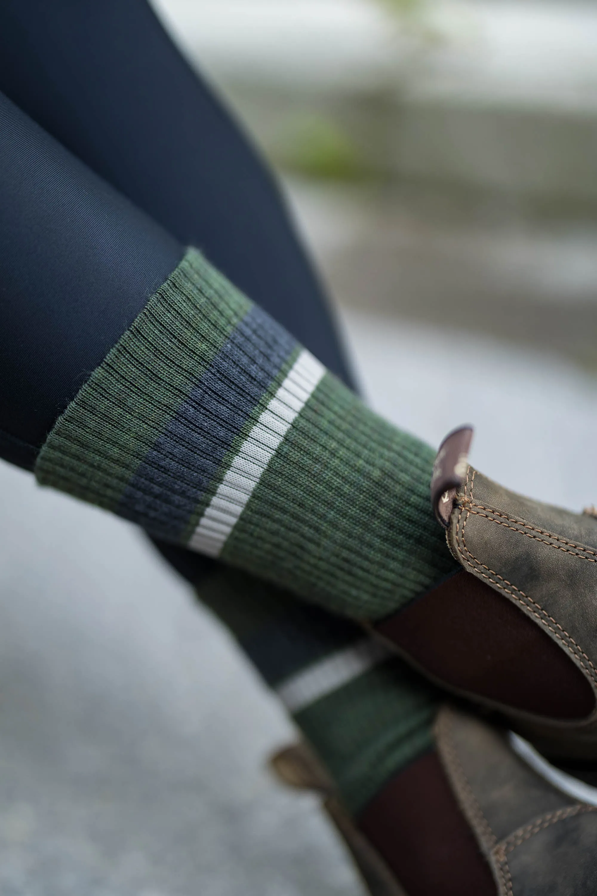 Abisko Merino Socks - Evergreen