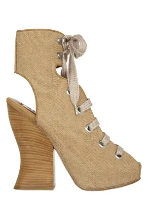 Acne Chiara Ankle Boot Natural