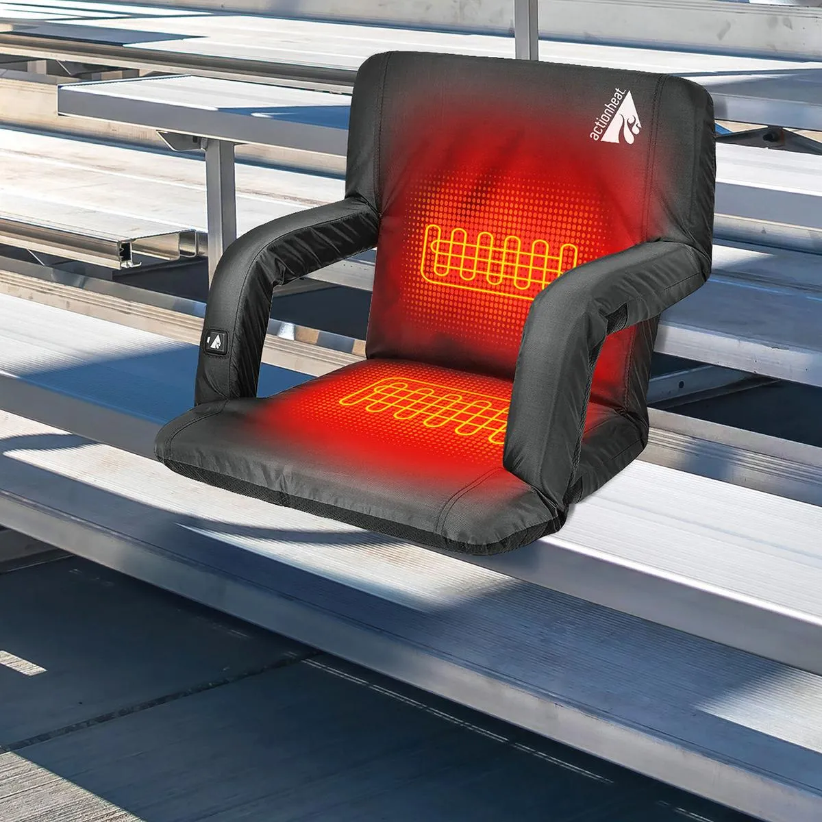 ActionHeat 5V Heated Folding Bleacher Seat