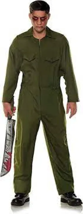 ADULT KHAKI BOILER SUIT