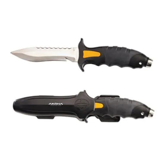 Akona Talon Stainless Steel Medium Tip Dive Knife