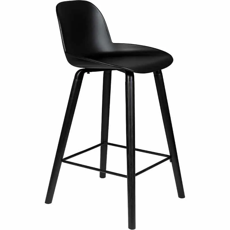 All Black Albert Kuip Counter Stool