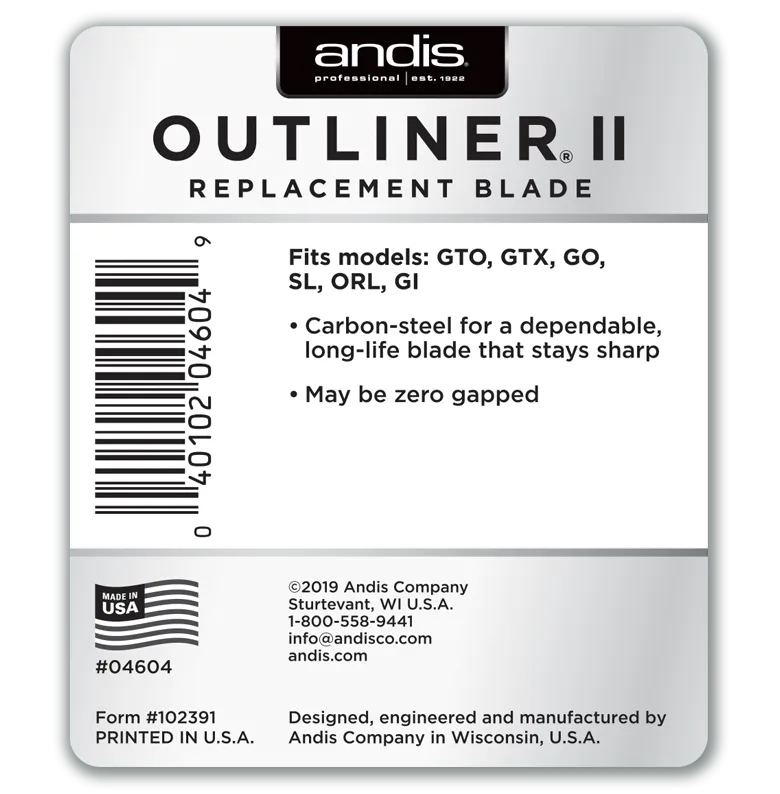 Andis Outliner II Replacement Blade