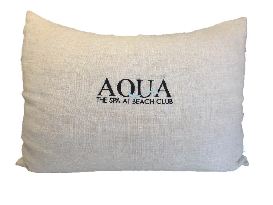 Aqua Spa at Beach Club Pillow Cover