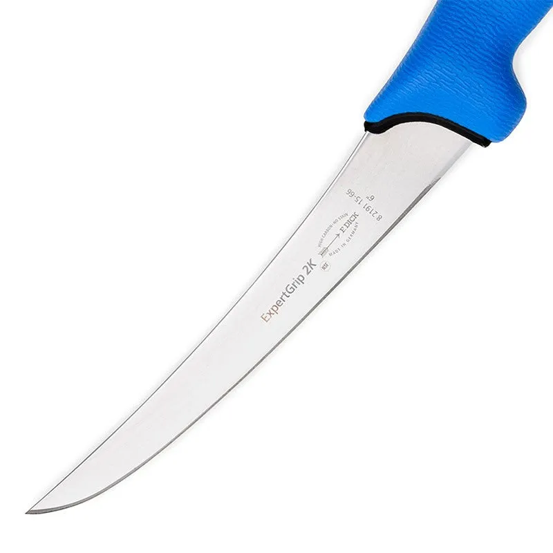 Bent Blade 5.91 inch Expertgrip Deboning Knife Blue - DICK