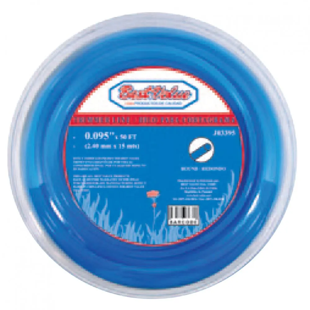 BEST VALUE NYLON TRIMMER LINE 080" X 50' RD - J03380