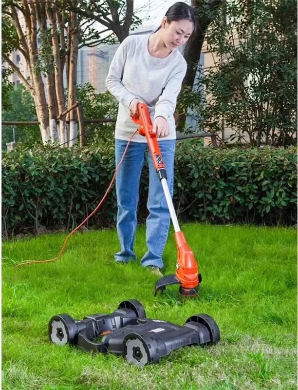 Black & Decker 3-in-1 Grass Trimmer 450W String Trimmer with City Mower