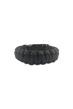 Black Paracord Wristband