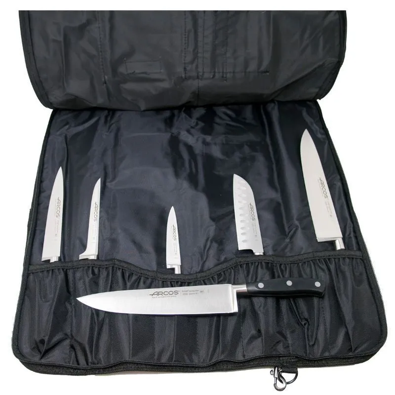 Black Riviera Knife Set with 5-Piece Case - ARCOS