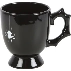 BLACK SPIDER TEACUP - Shaped Tea Cup