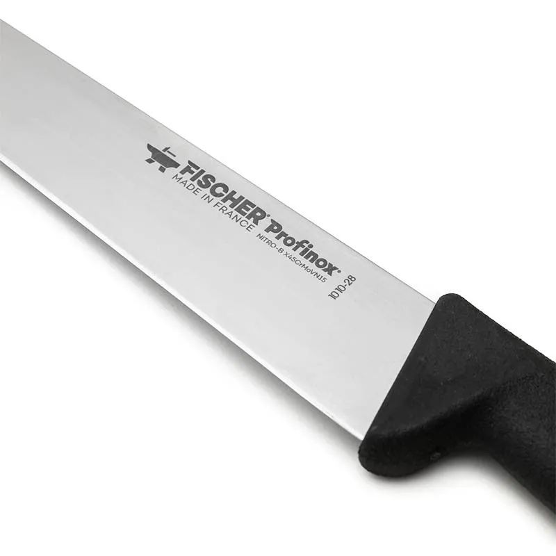 Butcher Knife 11.02 inch with Black Handle - FISCHER