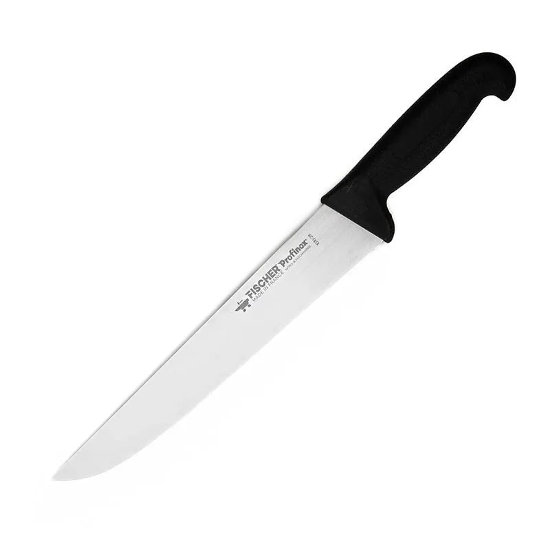 Butcher Knife 11.02 inch with Black Handle - FISCHER