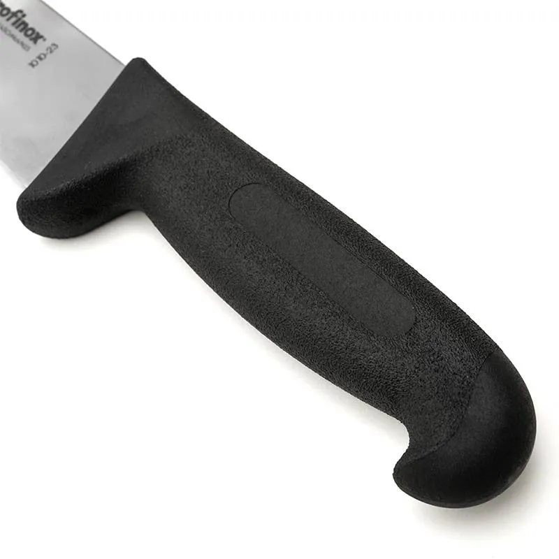 Butcher Knife 9.06 inch with Black Handle - FISCHER