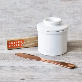 Butter Bundle with Butter Bowl and Rose Gold Butter Knife