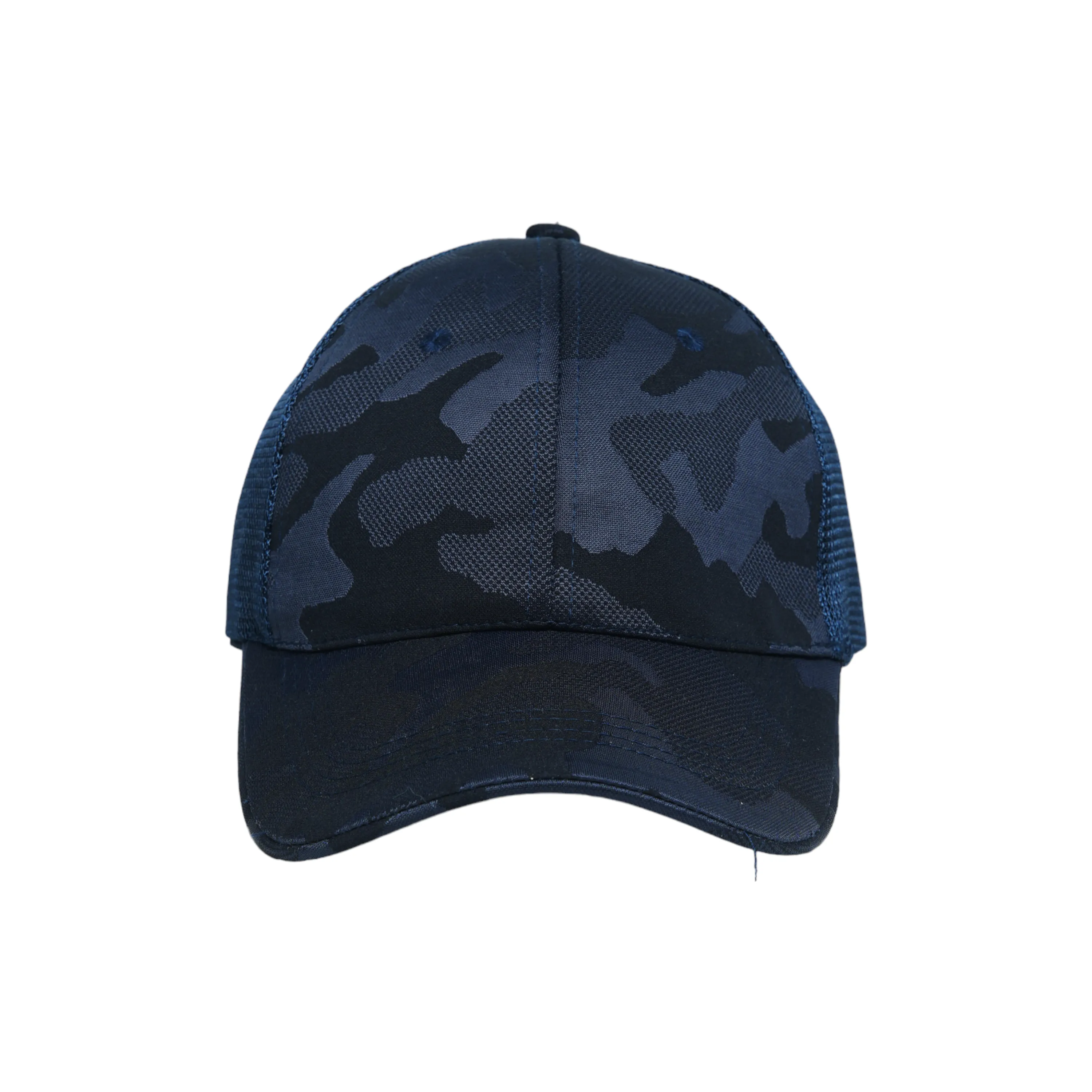 Chokore Camo Baseball Cap with Mesh Detailing (Navy Blue)