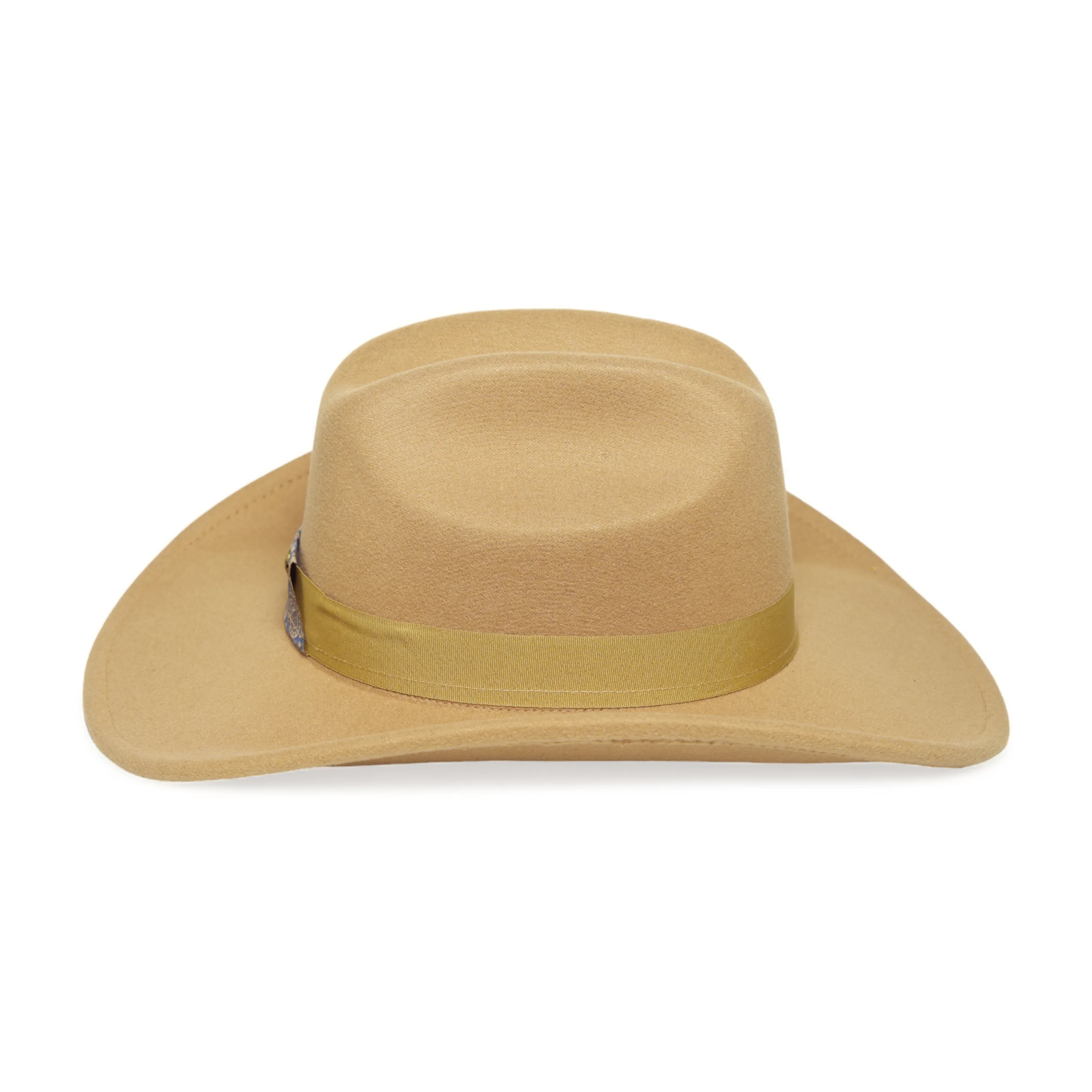 Chokore Cattleman Cowboy Hat with Printed Band (Camel)