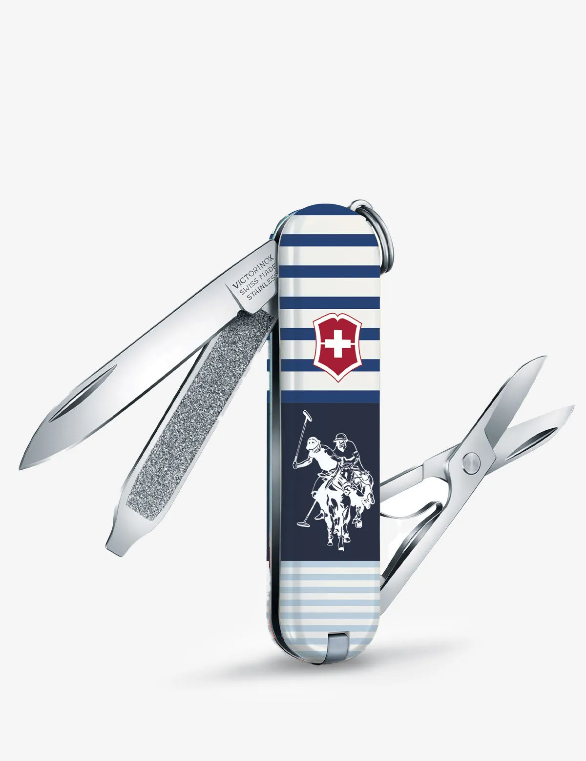 CLASSIC BLOCKED STRIPES 58MM SWISS ARMY POCKET KNIFE