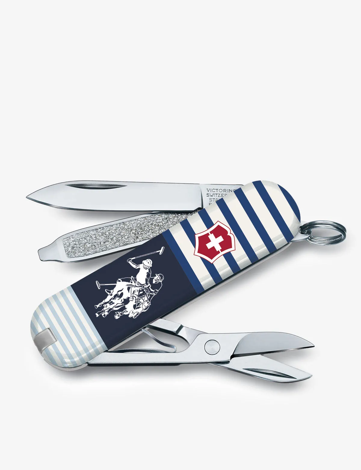 CLASSIC BLOCKED STRIPES 58MM SWISS ARMY POCKET KNIFE