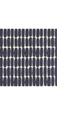 Cocktail Napkins - Marimekko Alku Linen Black