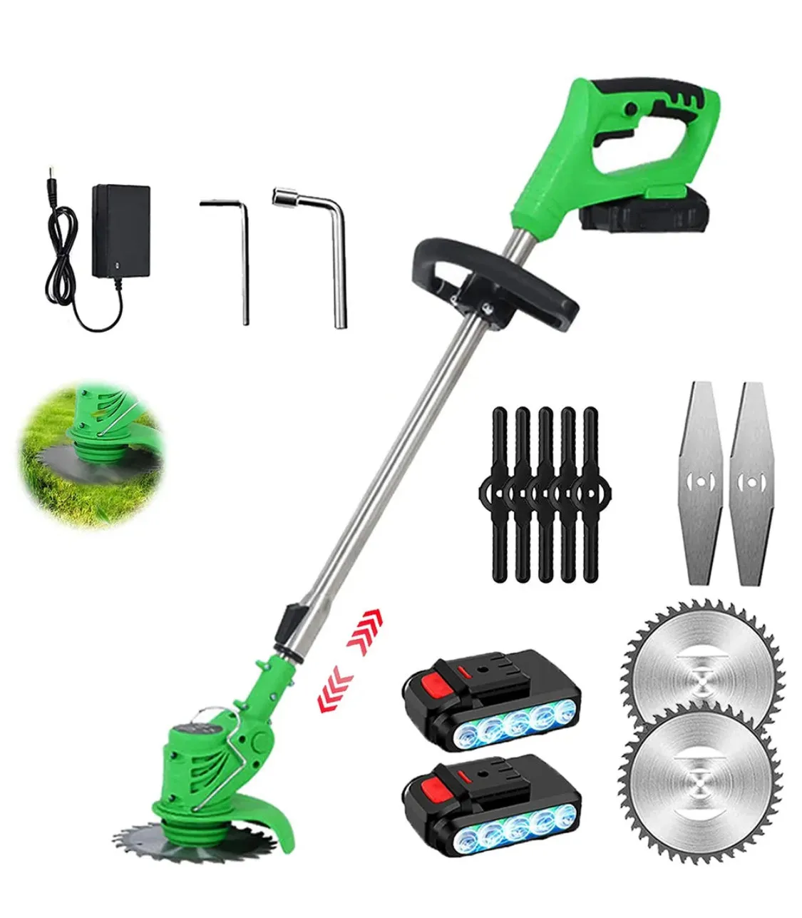 Cordless Grass Trimmer | Electric String Trimmer nz-Justrightdeals