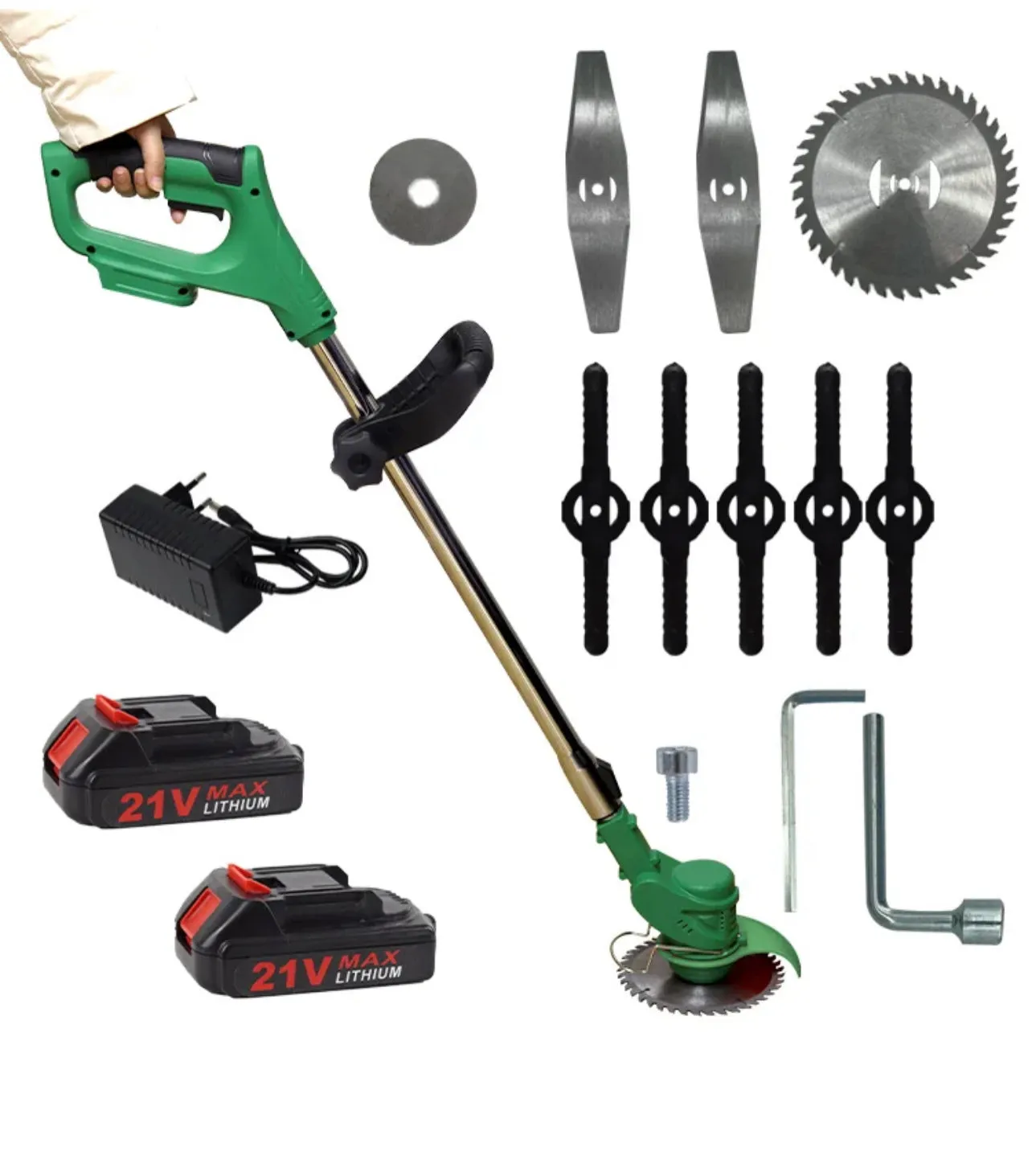 Cordless Grass Trimmer | Electric String Trimmer nz-Justrightdeals