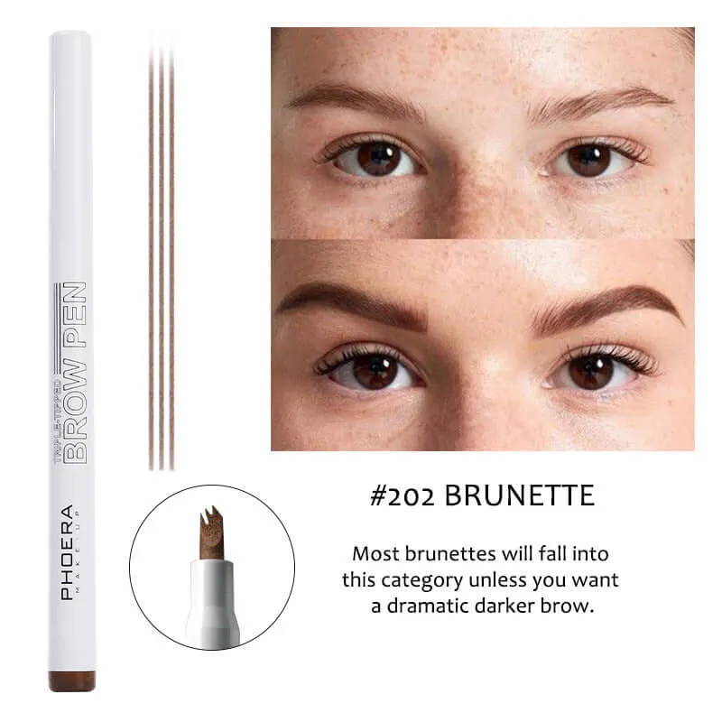 Creative Makeup Three Comb Eyebrow Pencil