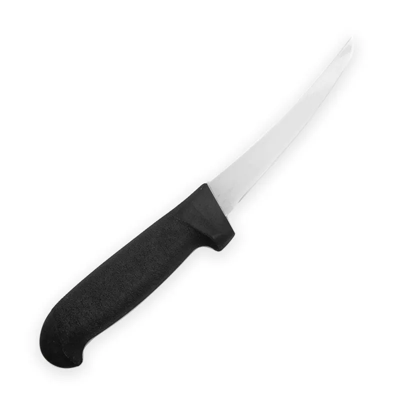 Curved Blade Boning Knife 5.91 inch Black - FISCHER