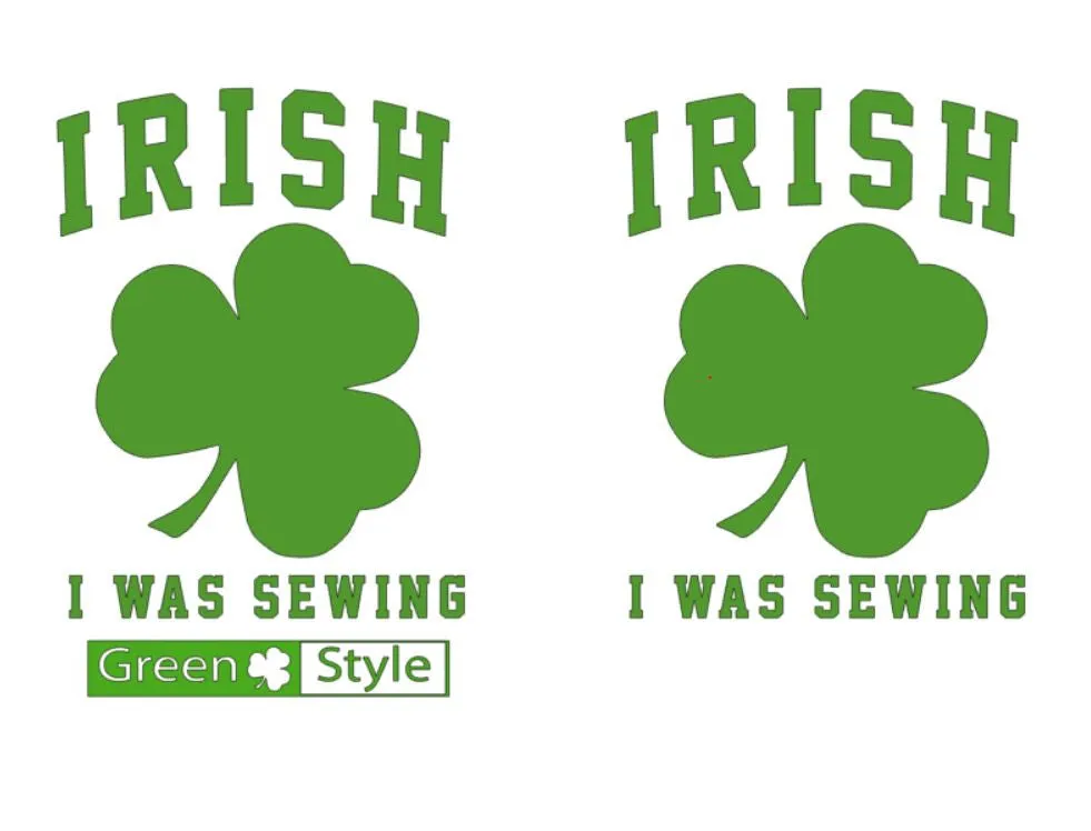 Cut File - Irish I Was Sewing