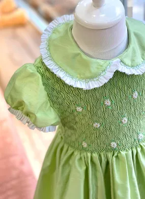 Daisies handmade smock dress