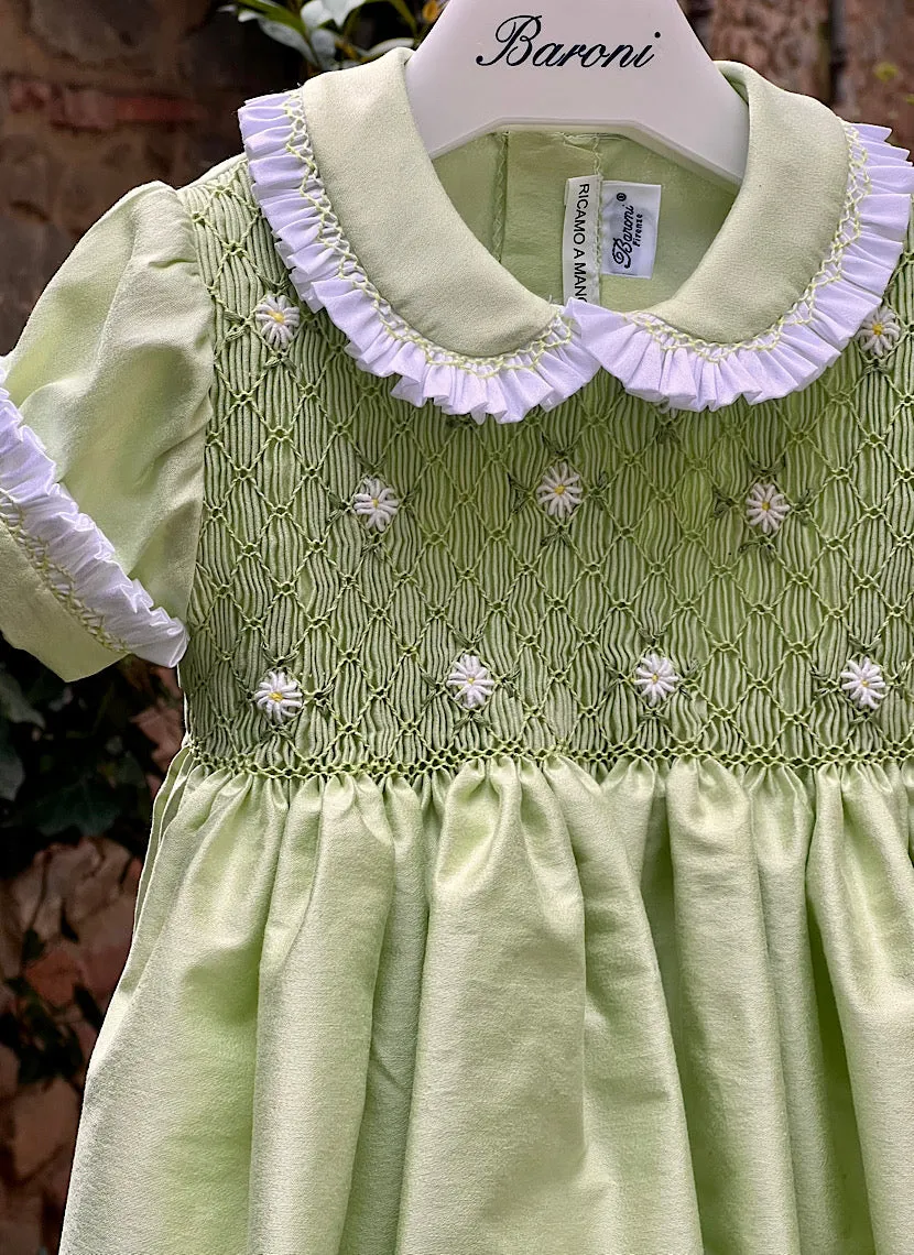 Daisies handmade smock dress