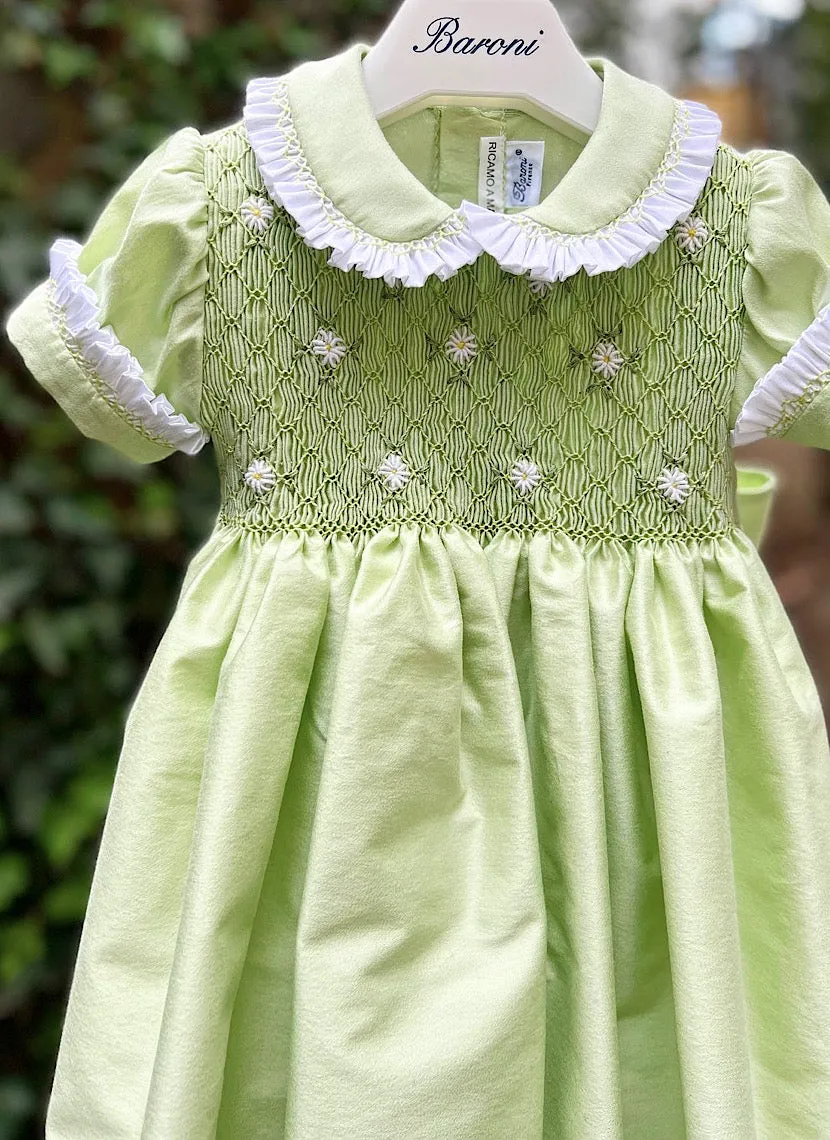 Daisies handmade smock dress