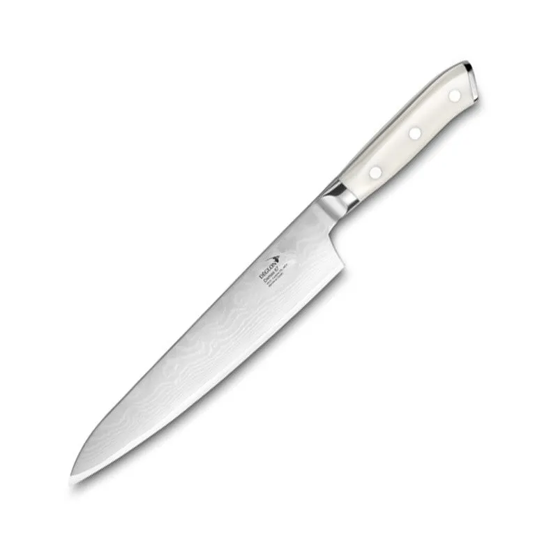 Damascus Chef's Knife 9.84 inch - Deglon