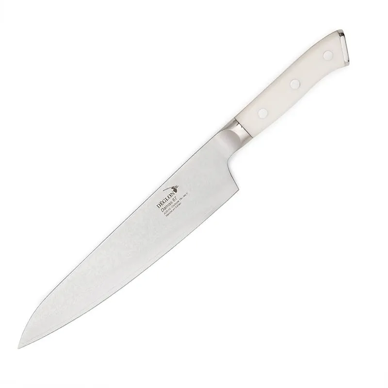 Damascus Chef's Knife 9.84 inch - Deglon