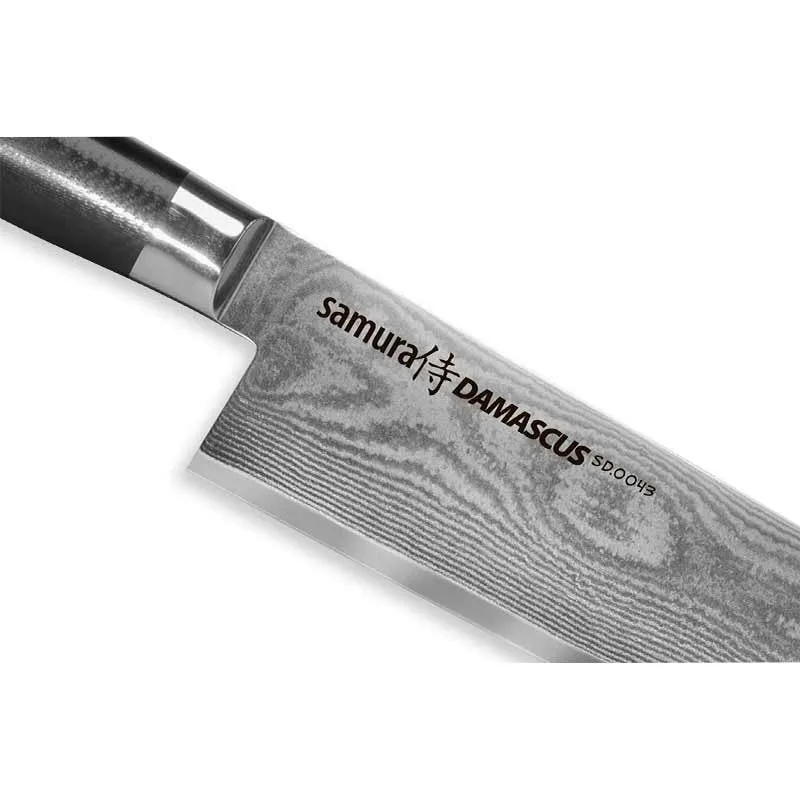 Damascus Nakiri Knife 6.57 inch - SAMURA