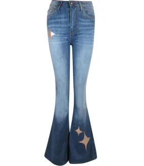 Designing Hollywood  X Madison Maison™ Denim Pink Gold Jean with Laminate Star