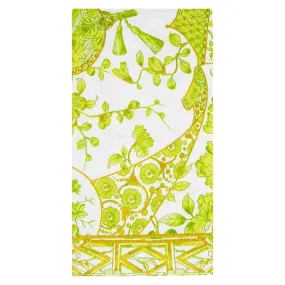 Dinner/Guest Napkins - Gilded Porcelain Chartreuse